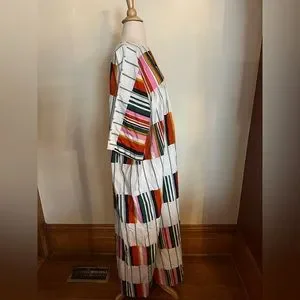 Marimekko Kirjo Frequency maxi dress